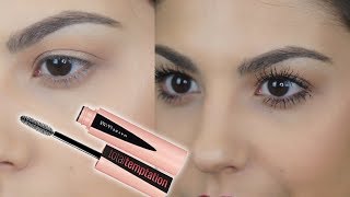 NEW Maybelline Total Temptation Mascara Demo amp Review [upl. by Addia]