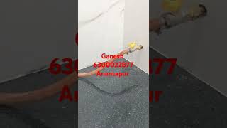 lpg gas 🔥 copper pipeline outside gas cylinder Gas stove connection [upl. by Repotsirhc]