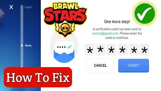 How to fix Brawl Stars verification code not sending  supercell id verification code not Coming [upl. by Oedama]