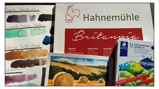 Review Hahnemühle Britannia Watercolour Paper [upl. by Clyte]