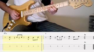 HD Guitar Tutorial  Daft Punk quotGet Luckyquot  Nile Rodgers tracks TAB [upl. by Tu871]