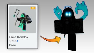 25 GET FREE ITEMS amp FREE FAKE KORBLOX ROBLOX 2024 [upl. by Kathryne]