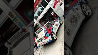 Lancia Delta Integrale Rally Car Cold Start  Exhaust sound [upl. by Rodama]