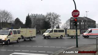 BHP50 in Essen Einsatzfahrten diverser Einsatzfahrzeuge [upl. by Ahsinawt]