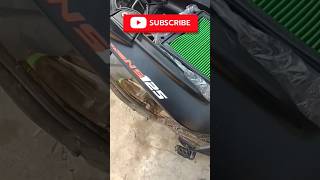 Bajaj NS125 air filter change shorts youtube [upl. by Ihcekn362]