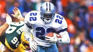 Emmitt Smith RB Dallas Cowboys Career Highlights  NFL [upl. by Klockau]