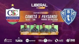 CAMETÁ X PAYSANDU  AO VIVO  PARAZÃO 2024 [upl. by Jobye868]