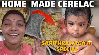 😍HOME MADE CERELAC Recipe ☝🏻  Sarithraa Kaga Special 🥳  SnehaLyfStyle [upl. by Rhonda]