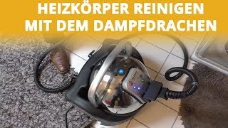 Heizkörper reinigen mit dem Dampfdrachen  Höcker Wärmepumpen [upl. by Edea]