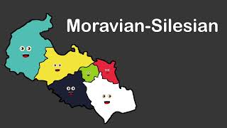 MoravianSilesian  Geography and Districts  Czech Republic [upl. by Leahci]