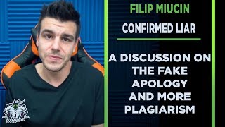 Filip Miucin Fake Apology And Confirmed Plagiarism In Multiple Cases [upl. by Kentiggerma]