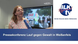 Pressekonferenz Lauf gegen Gewalt in Weißenfels [upl. by Barbey906]