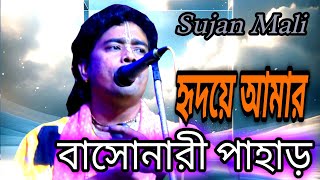 হৃদয়ে আমার বাসোনারী পাহাড়  Hredoye Amar Basonari Pahar  Shilpi Sujan Mali Baul [upl. by Aicemaj190]