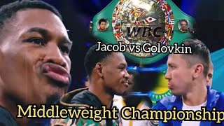 Golovkin Kazhacstan vs Daniel Jacob Middleweight Championship highlights golovkin [upl. by Laine]