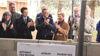 L Université PaulValéry se transforme  cérémonie de pose des premières pierres Montpellier 2019 [upl. by Yacano239]