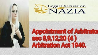 Arbitration Act 1940 Sec 891220 4 [upl. by Dovev]