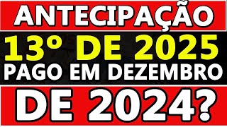 INSS CONFIRMA PAGAMENTO do 13º SALÁRIO para os APOSENTADOS  REAJUSTE por LEI nas APOSENTADORIAS [upl. by Hannus]