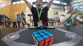 Rubiks Cube World Record 473 Feliks Zemdegs Slow Motion [upl. by Ayanaj]