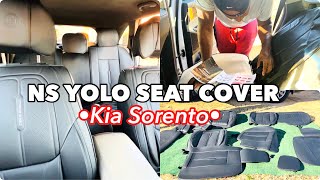 CAR SEAT COVER Set Installation  NS YOLO SEAT COVERS [upl. by Bartolemo94]