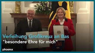 Verleihung Großkreuz des Verdienstordens an Bärbel Bas [upl. by Zaremski]