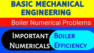 Boiler Numerical Problems  BME  BTechBE 1st Year Engineering [upl. by Karleen490]