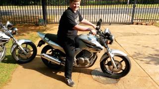 CBX 250 Stock vs BOSSON exhaust sound [upl. by Mallissa]