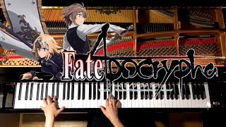 弾いてみたFate Apocrypha OP 主題歌「英雄 運命の詩」EgoistEiyuu Unmei no UtaピアノPianoCANACANA [upl. by Delly731]