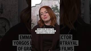 Emma Stone on director Yorgos Lanthimos’ portrayal of graphic scenes in films [upl. by Truman133]