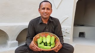 Stuffed Keema Karela Recipe  Keema Bharay Karelay  Stuffed Bitter Gourd  Village Food Secrets [upl. by Madda866]