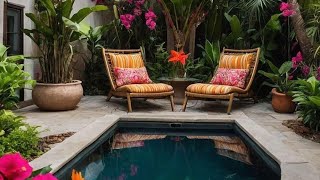 Modern Outdoor Living Room Design Ideas 2024 [upl. by Ugo]