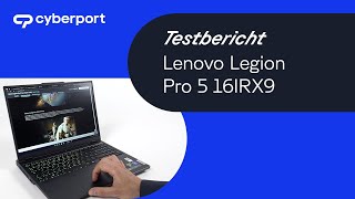 Lenovo Legion Pro 5 16IRX9 im Test  Cyberport [upl. by Audi605]