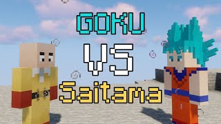 Goku vs Saitama In Minecraft [upl. by Merceer664]