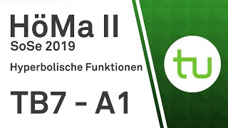 Hyperbolische Funktionen – TU Dortmund Höhere Mathematik II BCIBWMLW [upl. by Calbert]