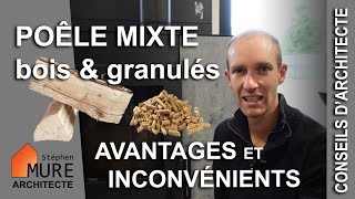 Poêle mixte bois et granulés  Poêle hybride [upl. by Casimire]