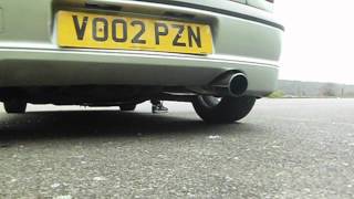 Ford Fiesta Zetec S Full Milltek Exhaust 2 [upl. by Llirret97]