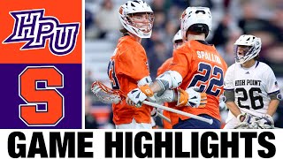 7 Syracuse vs High Point Lacrosse Highlights  2024 College Lacrosse  NCAA Lacrosse [upl. by Suiravaj]