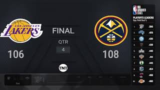 Los Angeles Lakers  Denver Nuggets Game 5 NBAPlayoffs presented by Google Pixel Live Scoreboard [upl. by Enrev169]