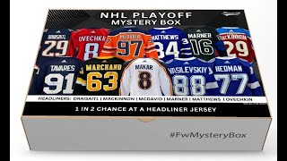 FRAMEWORTH NHL PLAYOFF Mystery Autographed Jersey Box 001 [upl. by Aem]