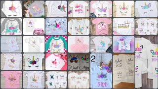 Unicorn printed shirts girls shirts designs girls printed shirts new style unicorn printed shirts [upl. by Alphonsa]