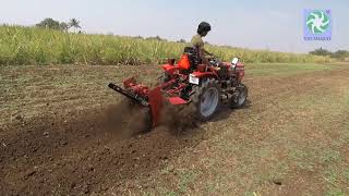 VST Shakti MT 270 Compact Tractor with Reverse and Forward Rotary Land Preparation [upl. by Towers]