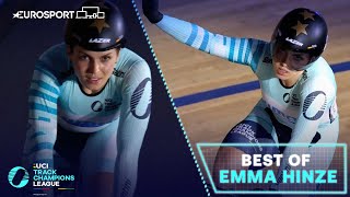 Best moments of Emma Hinze  UCI Track Champions League  Eurosport [upl. by Cally132]