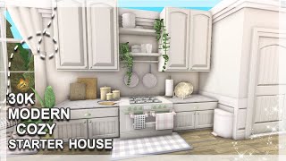 BLOXBURG  30K MODERN COZY STARTER HOUSE  2 STORY [upl. by Engle517]