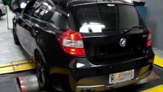 BMW 130i 0 a 260 Kmh em dinamômetro  Nascarchips [upl. by Aoh139]