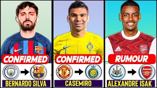 NEW CONFIRMED TRANSFERS amp RUMOURS 2024 ✅🔥Ivan Toney Florian Wirtz Isak Bernardo Silva🔥 [upl. by Luwana774]