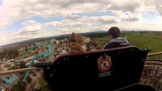 Wodan  Onride  Europapark  2012  GoPro Hero 2 HD [upl. by Kehr697]