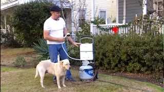 Portable LP Tankless Water Heater CAMPING  PET WASH  OFF GRID [upl. by Vanda]