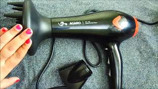 Agaro HD 1150 Turbo Pro Hair Dryer Review In Hindi  Best Affordable Hair Dryer [upl. by Yboj]