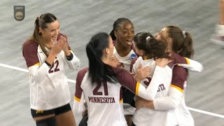 Minnesota vs Western KY  First Round  NCAA Volleyball Championship 2024 [upl. by Eladnek]