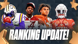 UPDATED On3 Rankings NEW 5Stars Added for Texas LSU  Expert Reveals BIG Movers [upl. by Adnerb460]