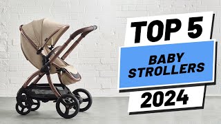 Top 5 BEST Baby Strollers in 2024  Budget Baby Stroller Systems amp More [upl. by Farland]